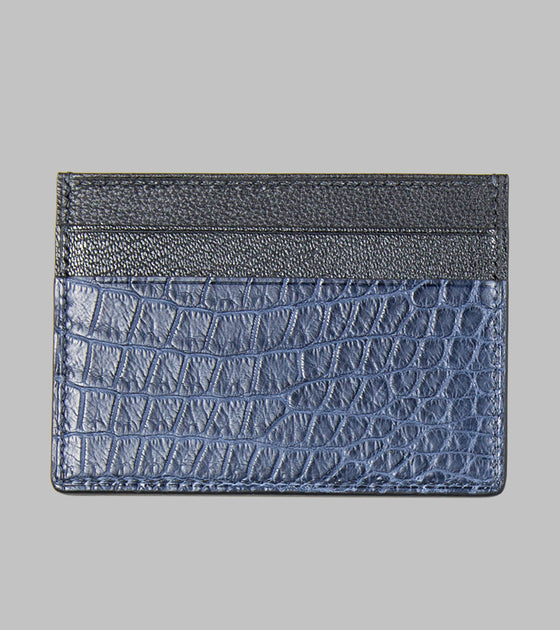 Bryceland's Porosus Card Case Navy