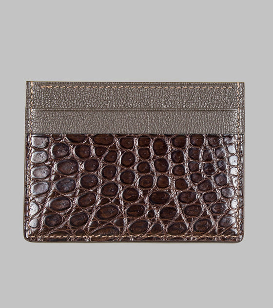 Bryceland's Porosus Card Case Brown