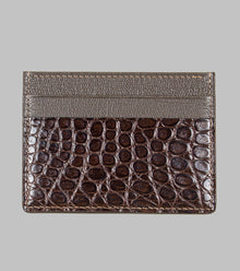  Bryceland's Porosus Card Case Brown