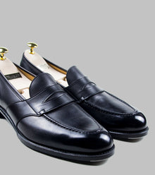  Corno Blu Penny Loafers Black