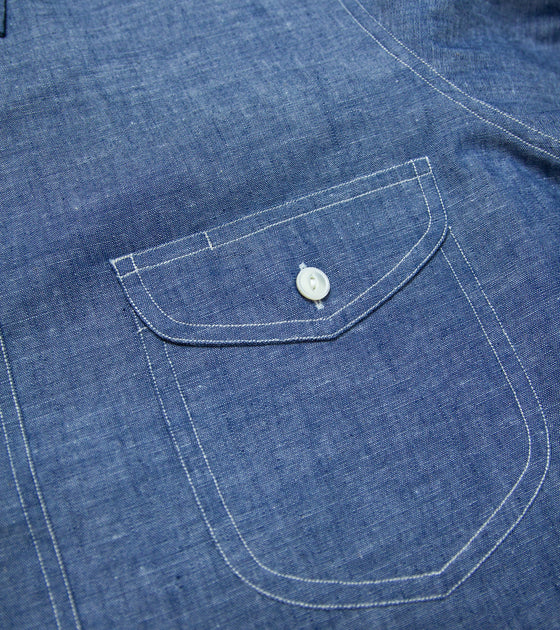 Bryceland's Teardrop Work Shirt Chambray