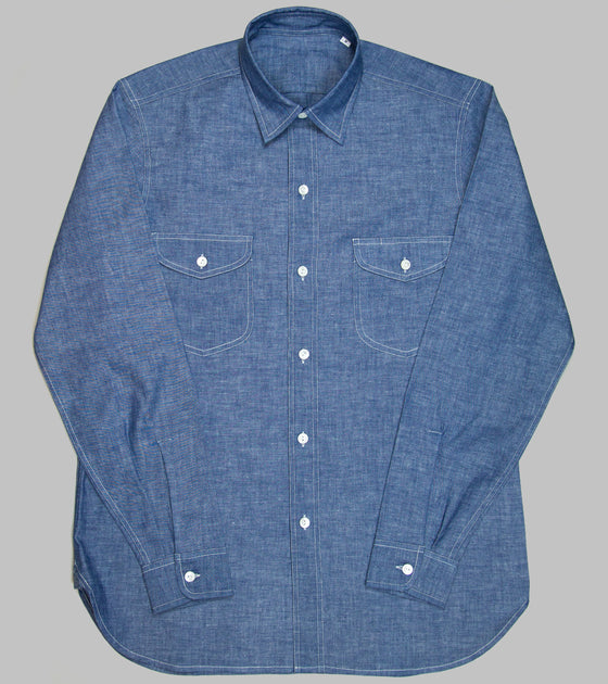 Bryceland's Made-to-Order Teardrop Chambray Shirt