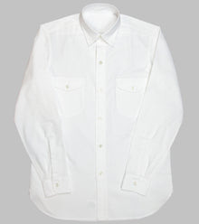  Bryceland's Made-to-Order Teardrop Work Shirt HBT White