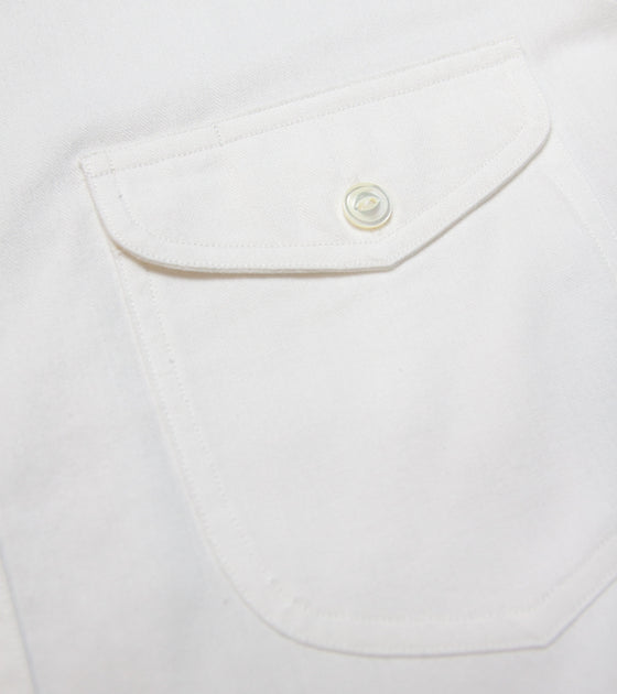 Bryceland's Teardrop Work Shirt White HBT