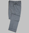 Bryceland's Wool Gabardine Winston Trousers Made-to-Order Charcoal