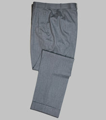  Bryceland's Wool Gabardine Winston Trousers Made-to-Order Charcoal