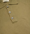 Bryceland's Cotton Long Sleeve Polo Army Green