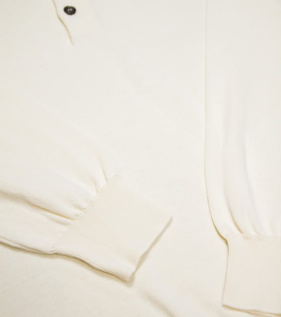 Bryceland's Cotton Long Sleeve Polo Magnoli
