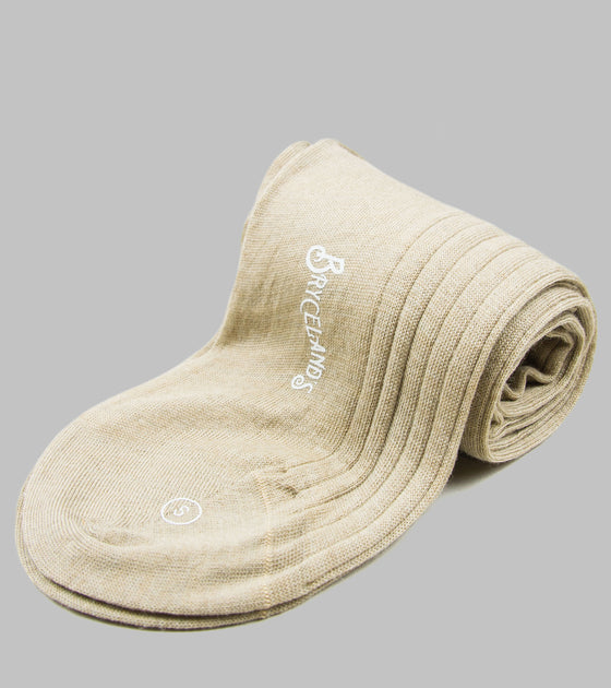 Bryceland's Wool Socks Beige