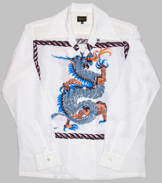 Groovin High Open Collar Shirt Dragon