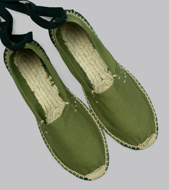 AWMS Marine Vert Espadrilles