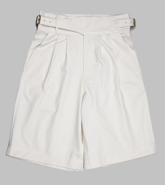 Bryceland's Gurkha Shorts HBT Cream