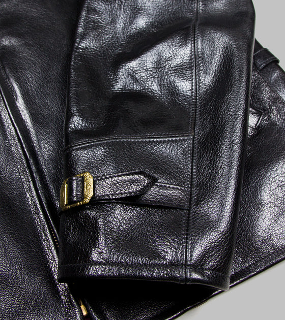 Bryceland's x Himel Brothers Goatskin Leather Jacket Black