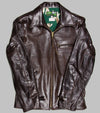 Bryceland's x Himel Brothers Goatskin Leather Jacket Brown (Coral Lining)