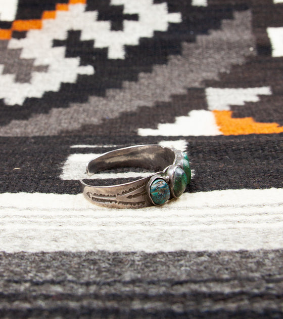 1930s Navajo Six-stone Turquoise Bracelet