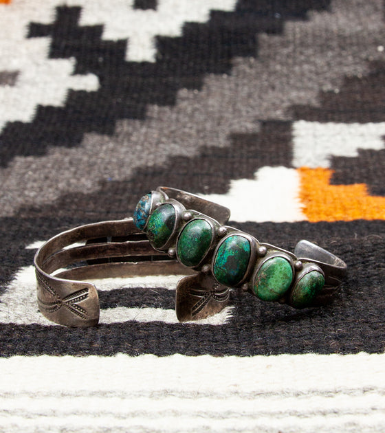 1930s Navajo Six-stone Turquoise Bracelet