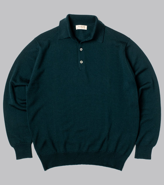 Bryceland's Merino Long-Sleeve Polo Bottle