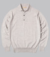 Bryceland's Merino Long-Sleeve Polo Argent