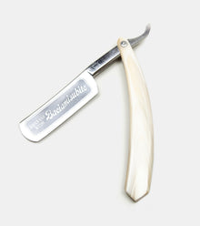  Fontani Straight Razor Baciamisubito Round with Ox Horn Handle