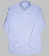 Bryceland's Perfect OCBD Shirt Light Blue (with hand-stitch finishings)