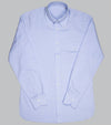 Bryceland's Made-to-Order Perfect OCBD Shirt Light Blue (with hand-stitch finishings)