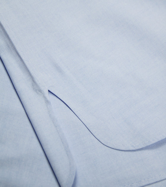 Bryceland's Perfect OCBD Shirt Light Blue (with hand-stitch finishings)