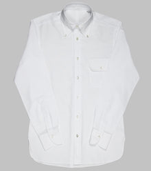  Bryceland's Perfect OCBD Shirt White (with hand-stitch finishings)