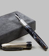 Fountain Pen Moon Night Resin Sterling Silver 925 Cap