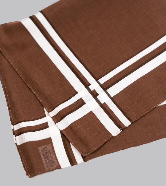 Simonnot Godard Picasso Handkerchief Brown