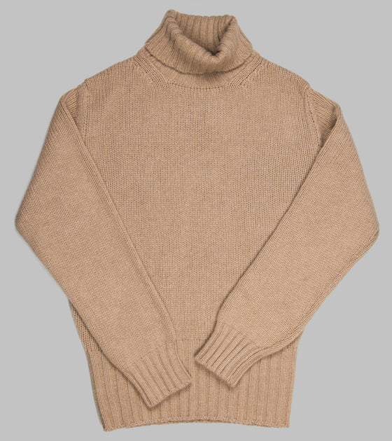 Bryceland's RAF Rollneck Pullover Camel