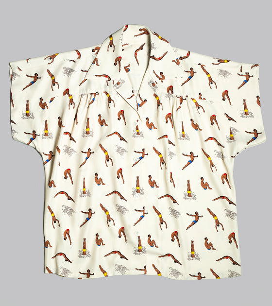 Emmeline Rayon Shirt Diving