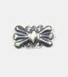 Red Rabbit Bow Pin Silver No.1