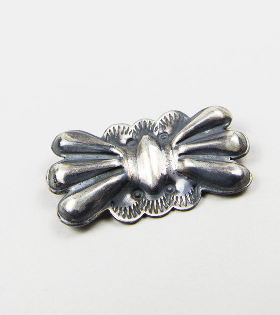 Red Rabbit Bow Pin Silver No.1