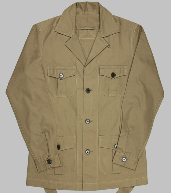 Bryceland's Safari Jacket HBT Olive