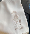 Bryceland's Rayon Scarf with 1950's Decal