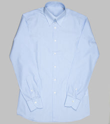  Bryceland's Tab Collar Striped Shirt Blue