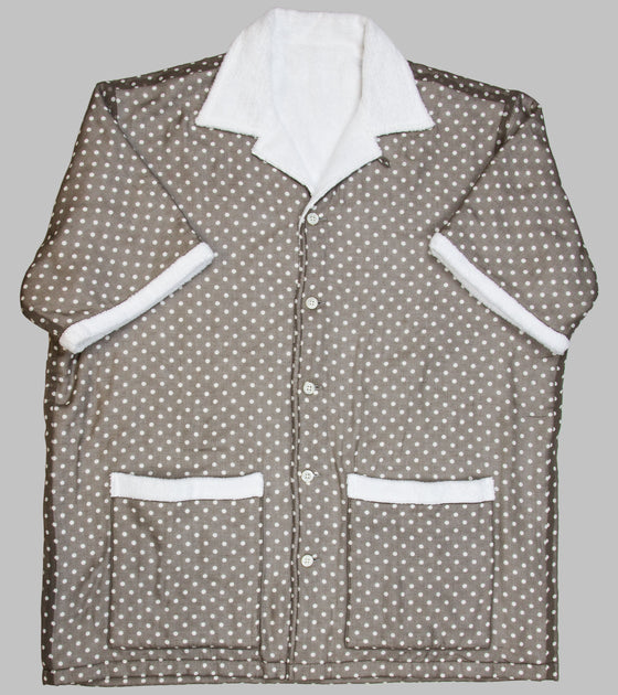 Bryceland's Towel Shirt Voile Spot Brown