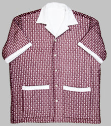  Bryceland's Towel Shirt Voile Burgundy