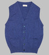 Bryceland's Lambswool Sleeveless Cardigan Rhapsody