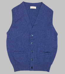  Bryceland's Lambswool Sleeveless Cardigan Rhapsody