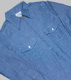 Bryceland's Half-zip Shirt Chambray