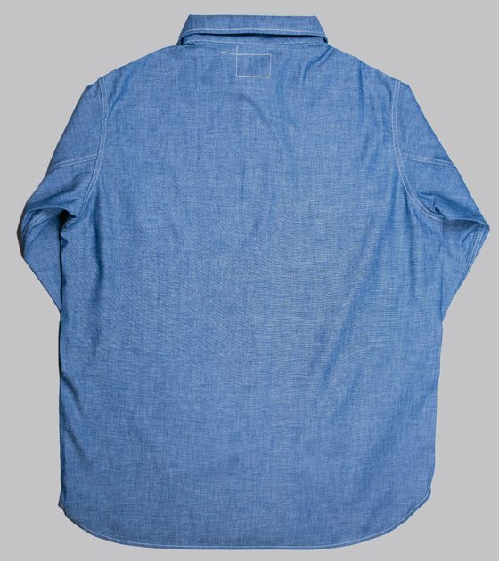 Bryceland's Half-zip Shirt Chambray