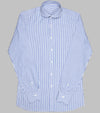 Bryceland's Winston Collar Striped Shirt Blue