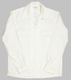 Bryceland's Wool Gabardine Shirt Cream