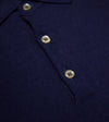 Bryceland's Merino Long-Sleeve Polo Navy